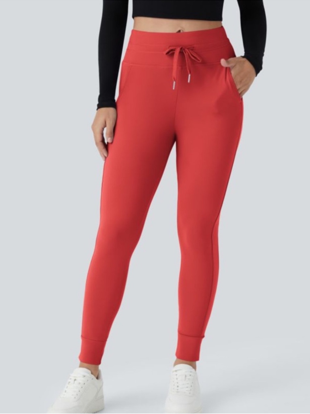 Halara High-Waisted Drawstring Pocket Jogger Leggings
